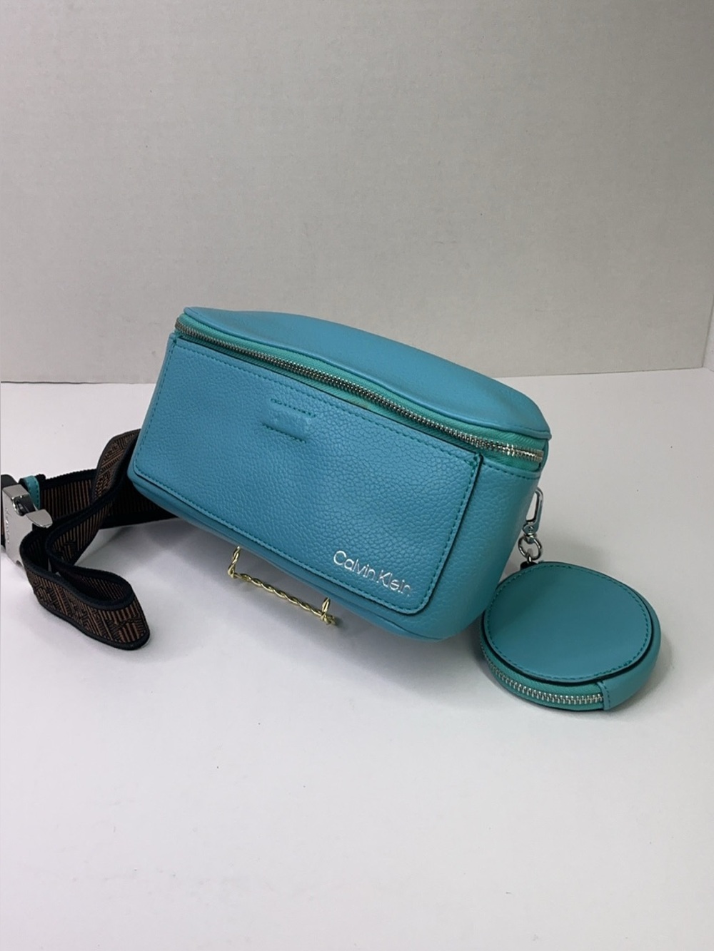 Calvin Klein Vibrant Turquoise Millie Belt Bag
